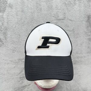 Purdue Boilermakers Hat O/S Adjustable‎ Captivating Headwear Nylon Stretch Logo